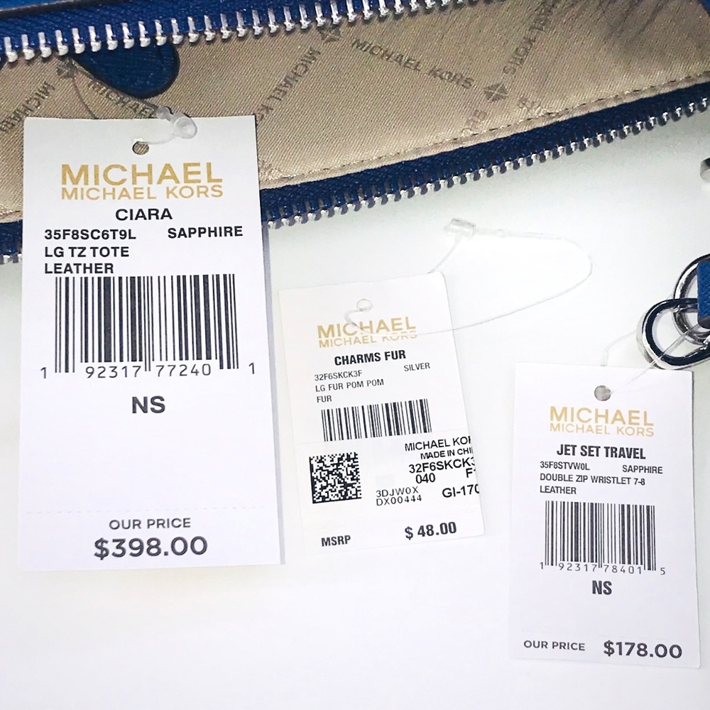 3PCS Michael Kors Large Ciara Tote Wallet Charms - Picture 8 of 8
